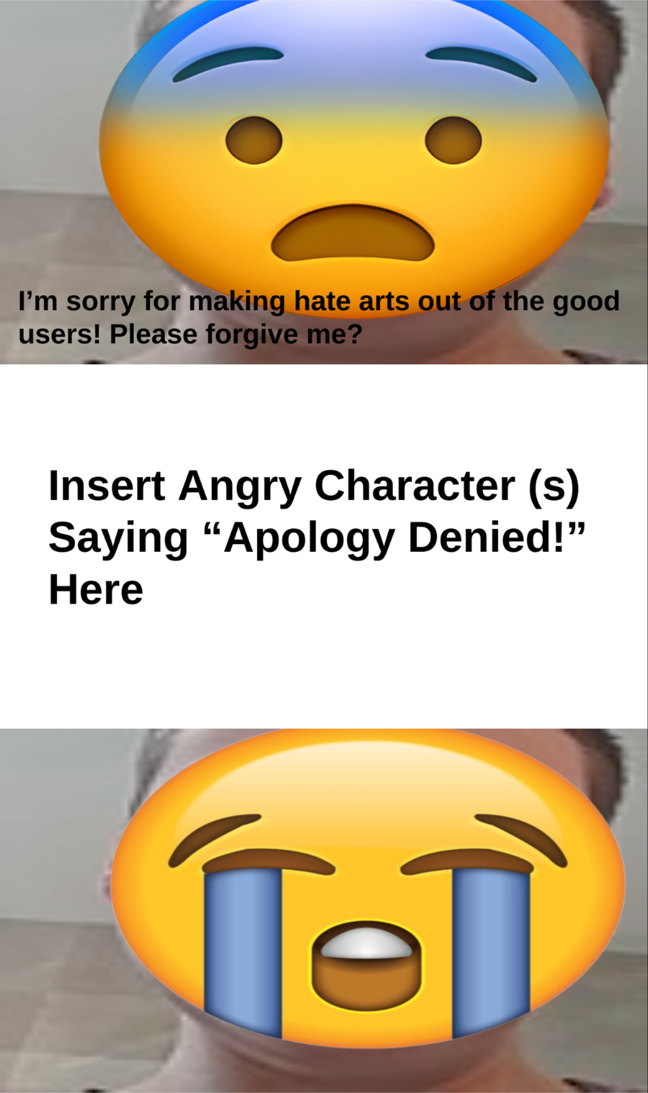 High Quality Hehehe Blank Meme Template