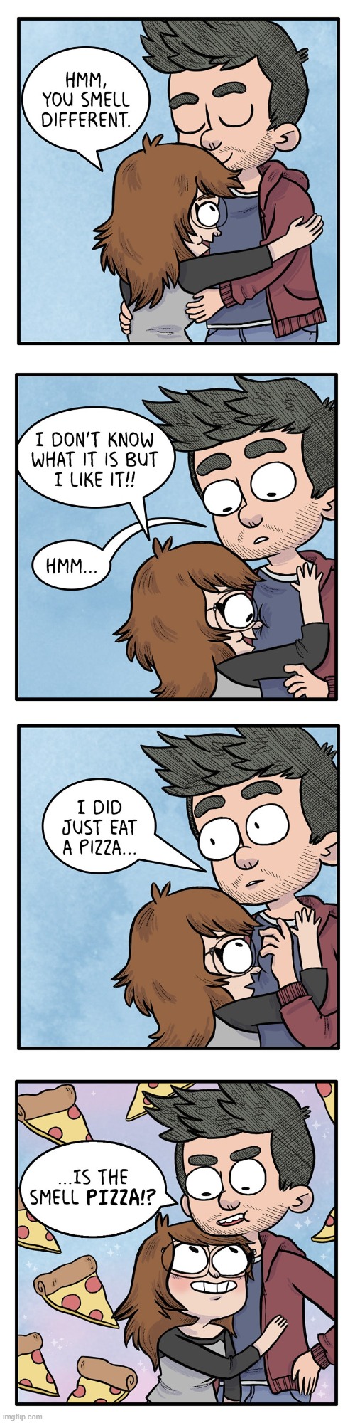 image tagged in smell,different,pizza | made w/ Imgflip meme maker