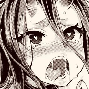 Moan anime girl Blank Meme Template
