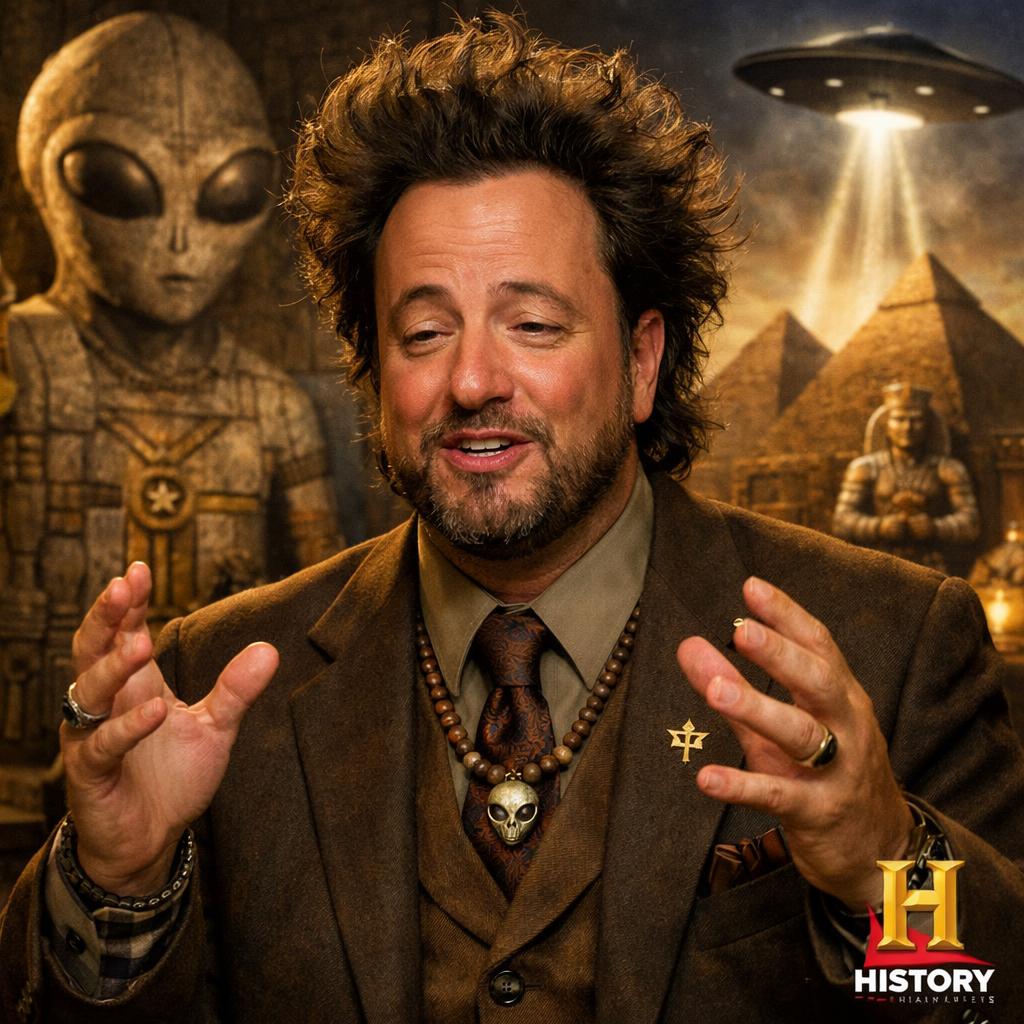 Ancient aliens Blank Meme Template