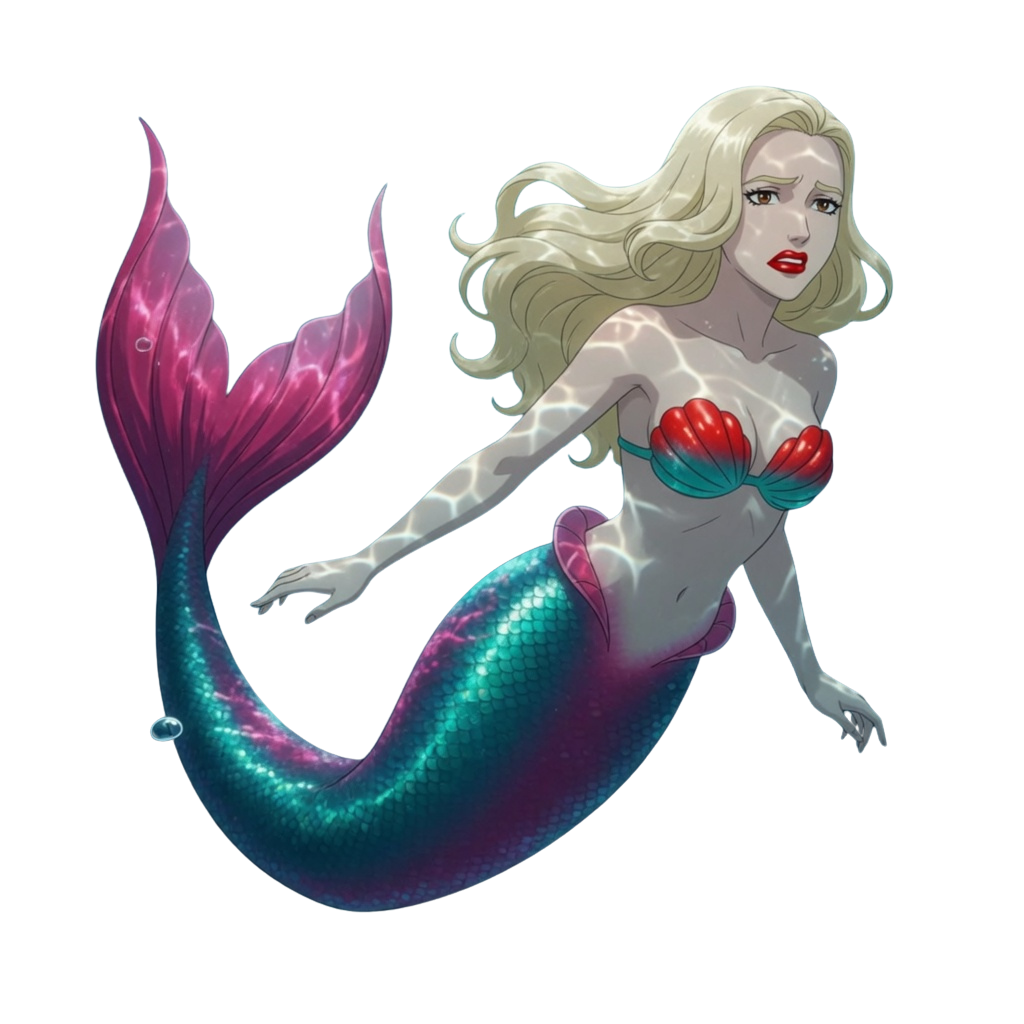 Mermaid Trish Blank Meme Template