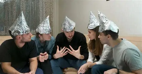 Tin Foil Hat Party Blank Meme Template