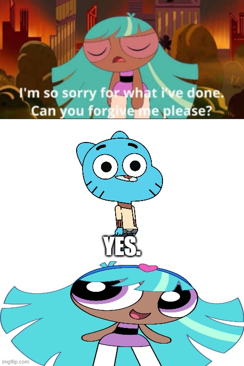 Ruining this fill in meme without Demoman.jpg | YES. | image tagged in ruin this stupid fill in meme 1,deviantart,demoman,tawog,powerpuff girls,team fortress 2 | made w/ Imgflip meme maker