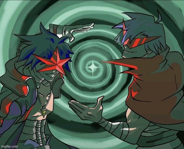 image tagged in gurren lagann dab me up | made w/ Imgflip meme maker