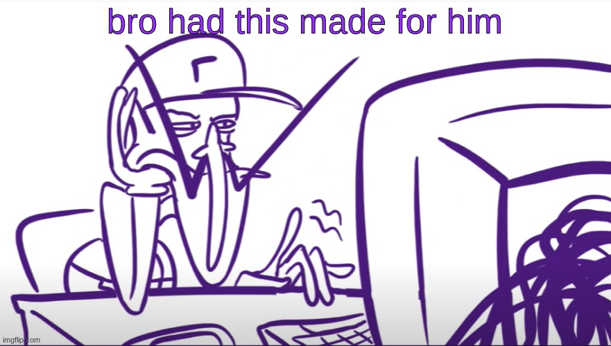 Waluigi Annoyed At Computer | bro had this made for him | image tagged in waluigi annoyed at computer | made w/ Imgflip meme maker