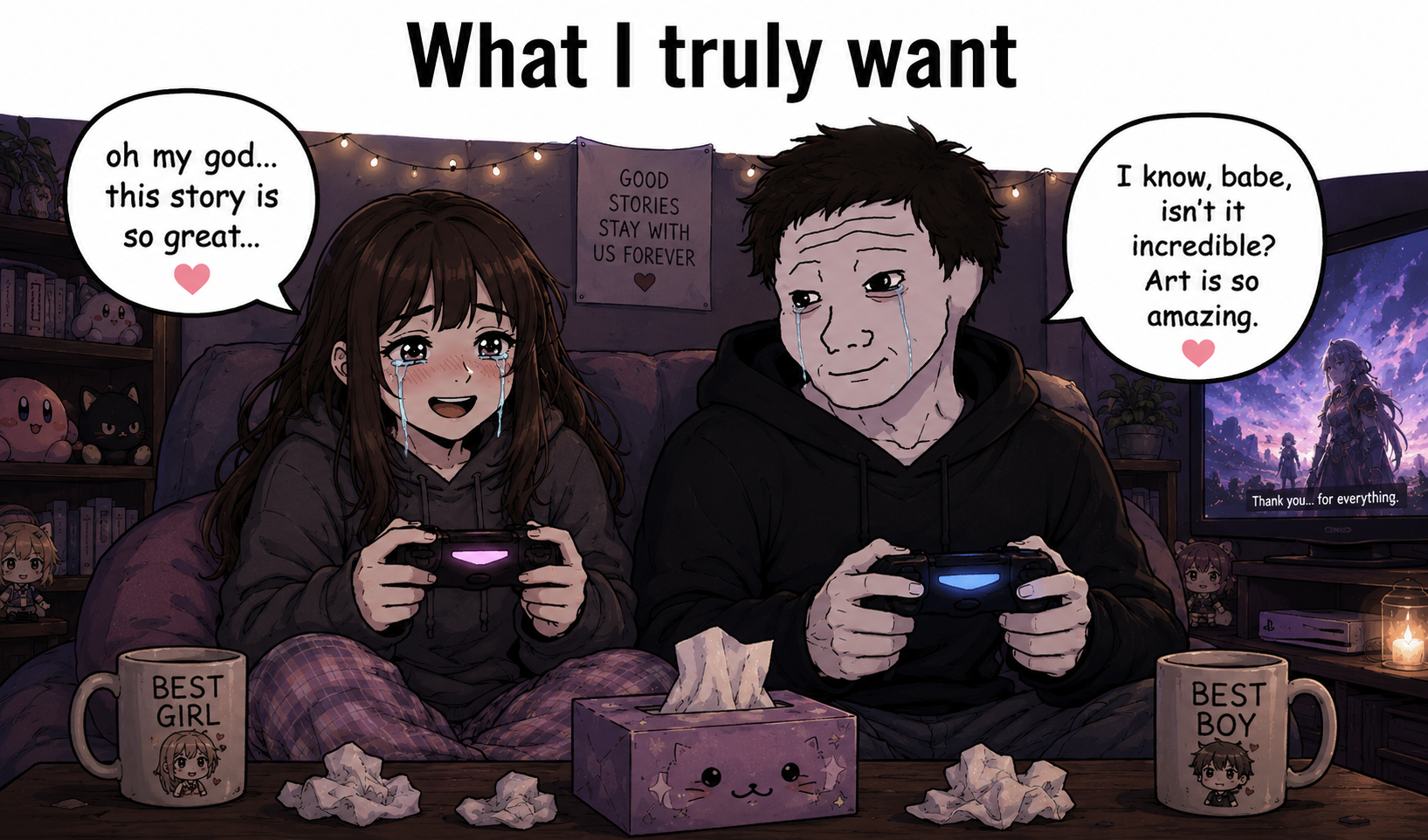 Wholesome Gamers Blank Meme Template
