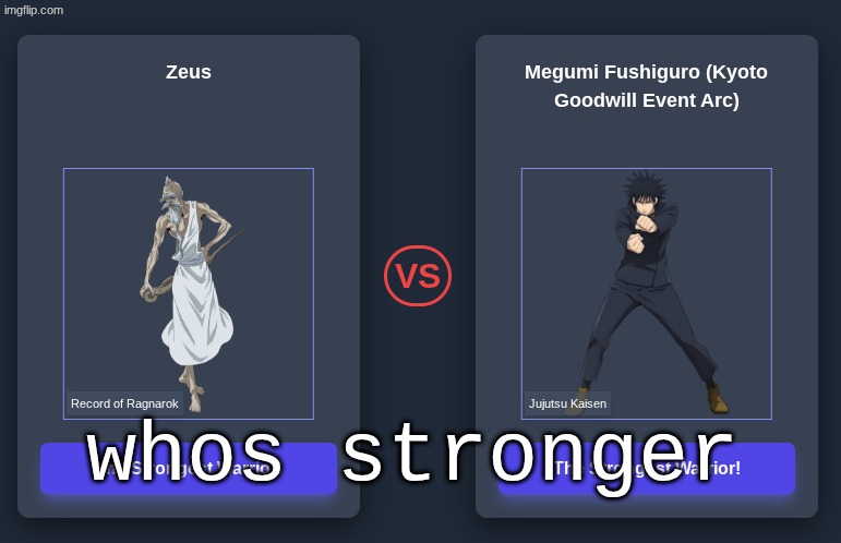 whos stronger | made w/ Imgflip meme maker