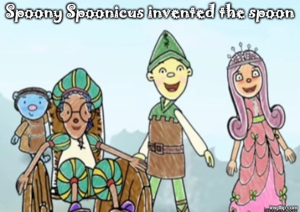 DO NOT SPLASH WATER ON THESE | Spoony Spoonicus invented the spoon | image tagged in do not splash water on these | made w/ Imgflip meme maker