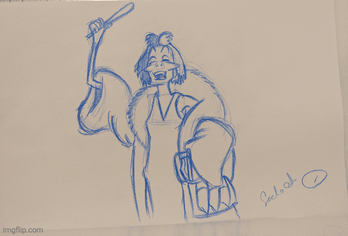 Cruella sketch | image tagged in gifs,animation | made w/ Imgflip images-to-gif maker