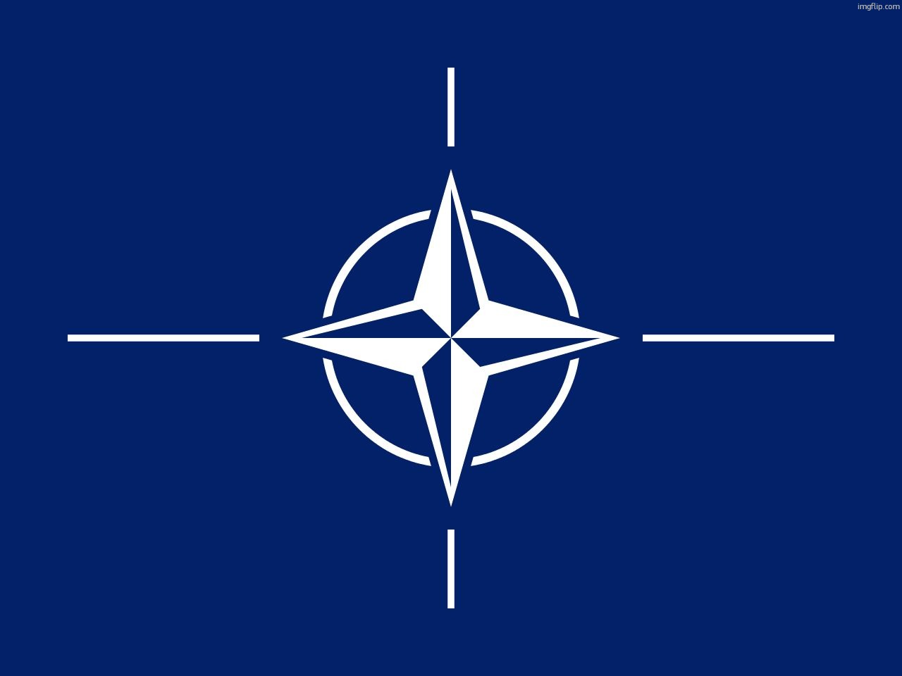 NATO flag | image tagged in nato flag | made w/ Imgflip meme maker