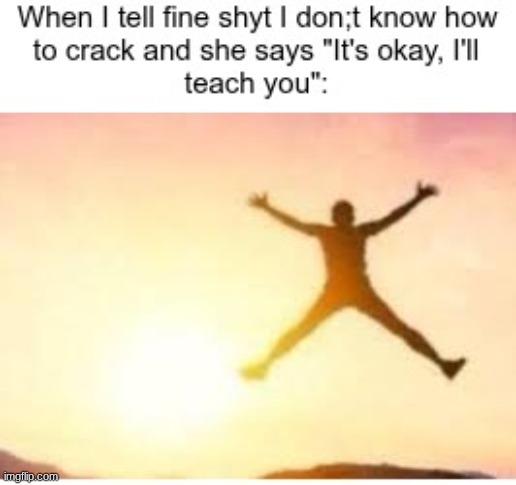 Fine Shyt | image tagged in crackinfineshyt jpg,jumping,memes,funny,original meme | made w/ Imgflip meme maker