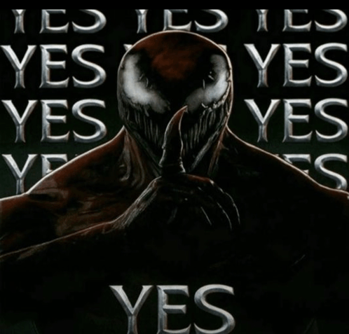 High Quality Carnage Yes Blank Meme Template