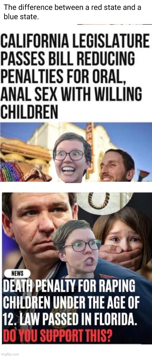 The difference | image tagged in img 3 jpeg,sombrero,liberals,pedophiles | made w/ Imgflip meme maker