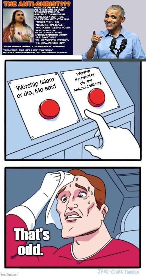 Dingle Barry gives you a choice | image tagged in ard3qg jpg,i hate the antichrist | made w/ Imgflip meme maker