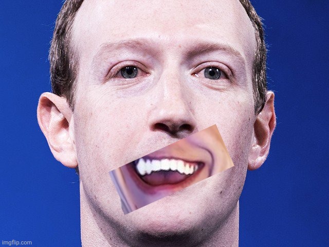 Creepy Zuckerberg | image tagged in skin walker | made w/ Imgflip meme maker