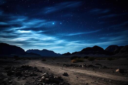 Cold desert night Blank Meme Template