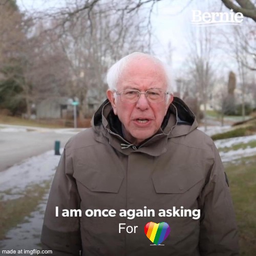 Bernie I Am Once Again Asking For Your Support Meme | For | image tagged in memes,bernie i am once again asking for your support | made w/ Imgflip meme maker