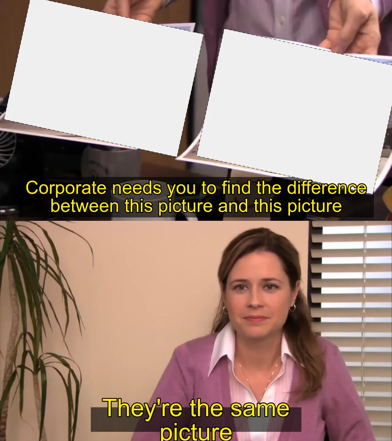 corporate Blank Meme Template