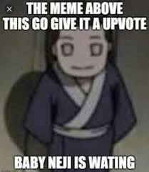 Baby Neji is waiting Blank Meme Template