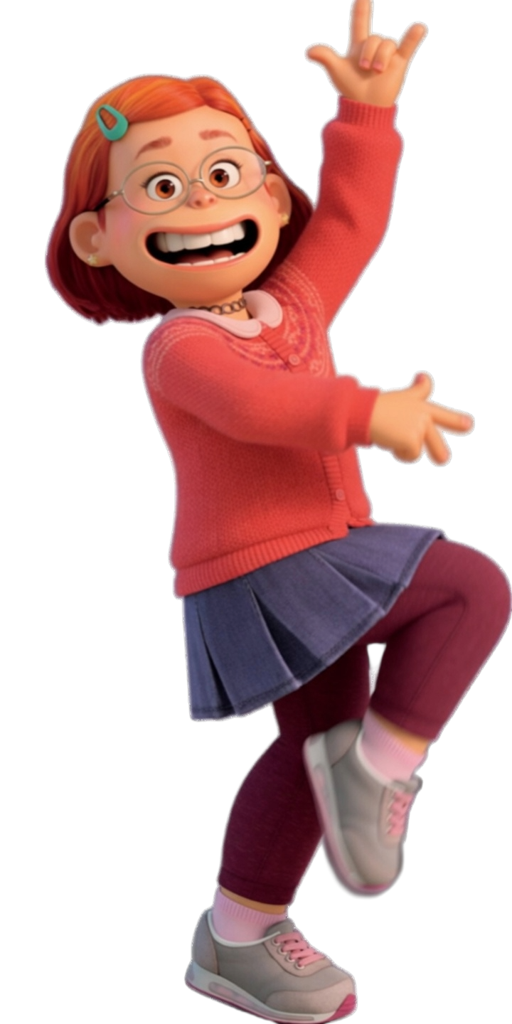 Meilin Lee Red Hair New Render Blank Meme Template