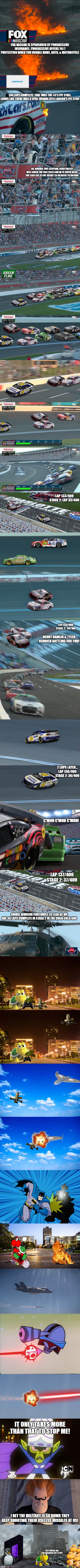 The Attack on Baton Rouge + Indy 500 + Coke 600 (Part 23: Yet another Restart & Is Mojo Jojo's Forces being overwhemled?) | made w/ Imgflip meme maker