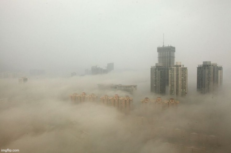 China Pollution | image tagged in china pollution | made w/ Imgflip meme maker