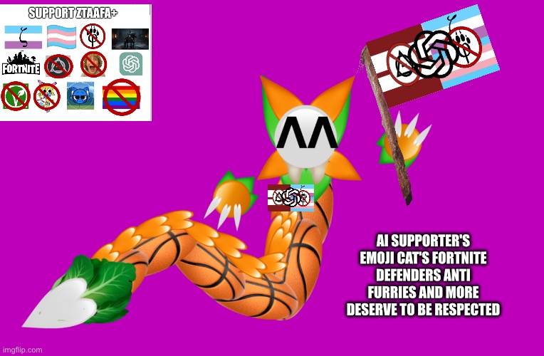 ZTAAFA+ | Ai Supporter's Emoji Cat's Fortnite defenders anti furries and more Deserve to be respected | image tagged in ztaafa,support ztaafa,emoji cat,anti therian,pro zoo,tq without the lgb | made w/ Imgflip meme maker