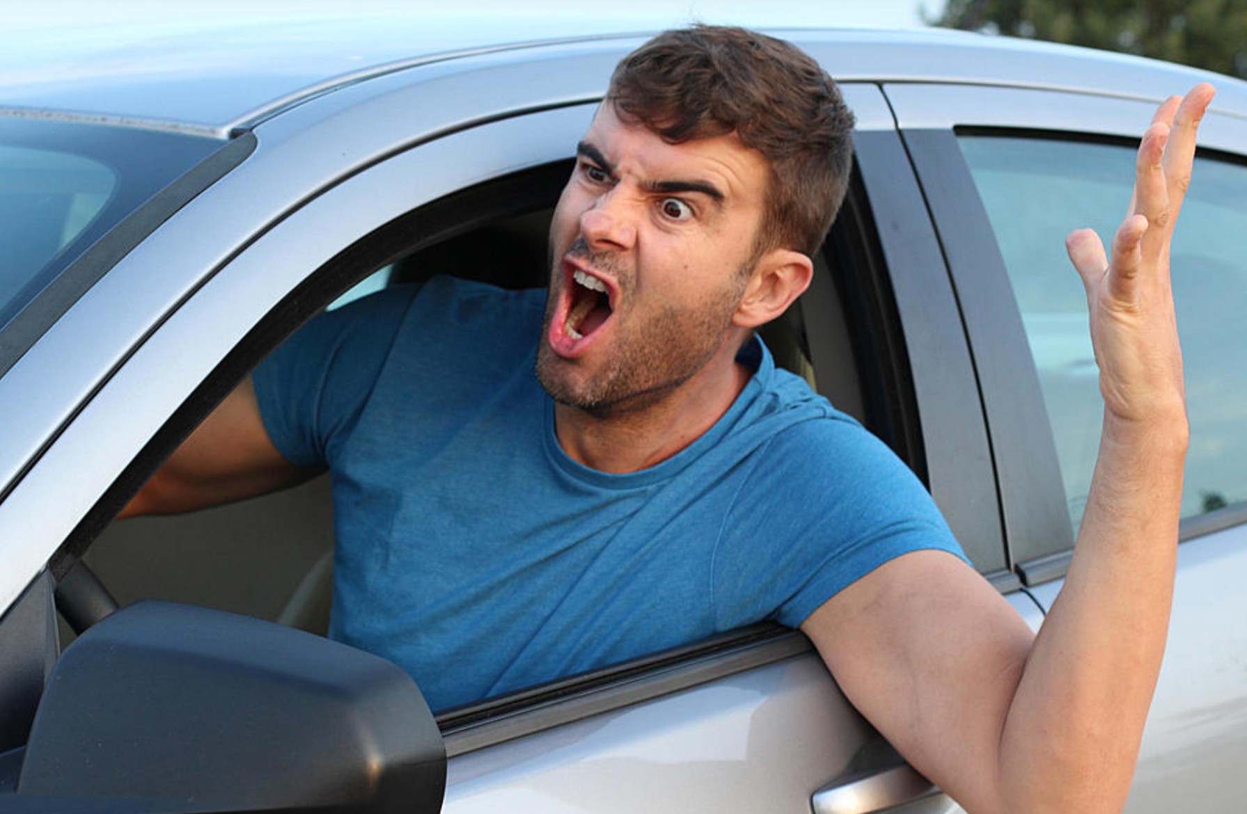 Angry Driver Blank Meme Template