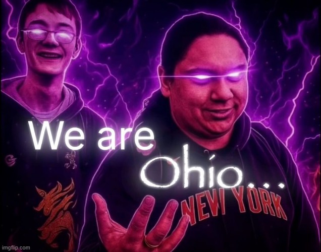 We are ohio | image tagged in we are ohio | made w/ Imgflip meme maker