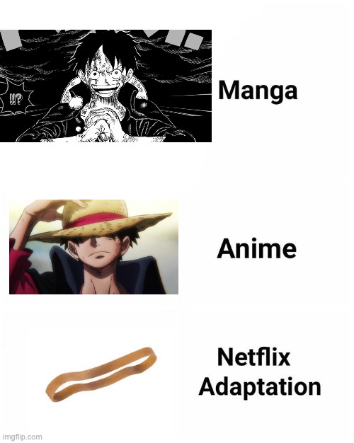 image title | image tagged in manga anime netflix adaption | made w/ Imgflip meme maker