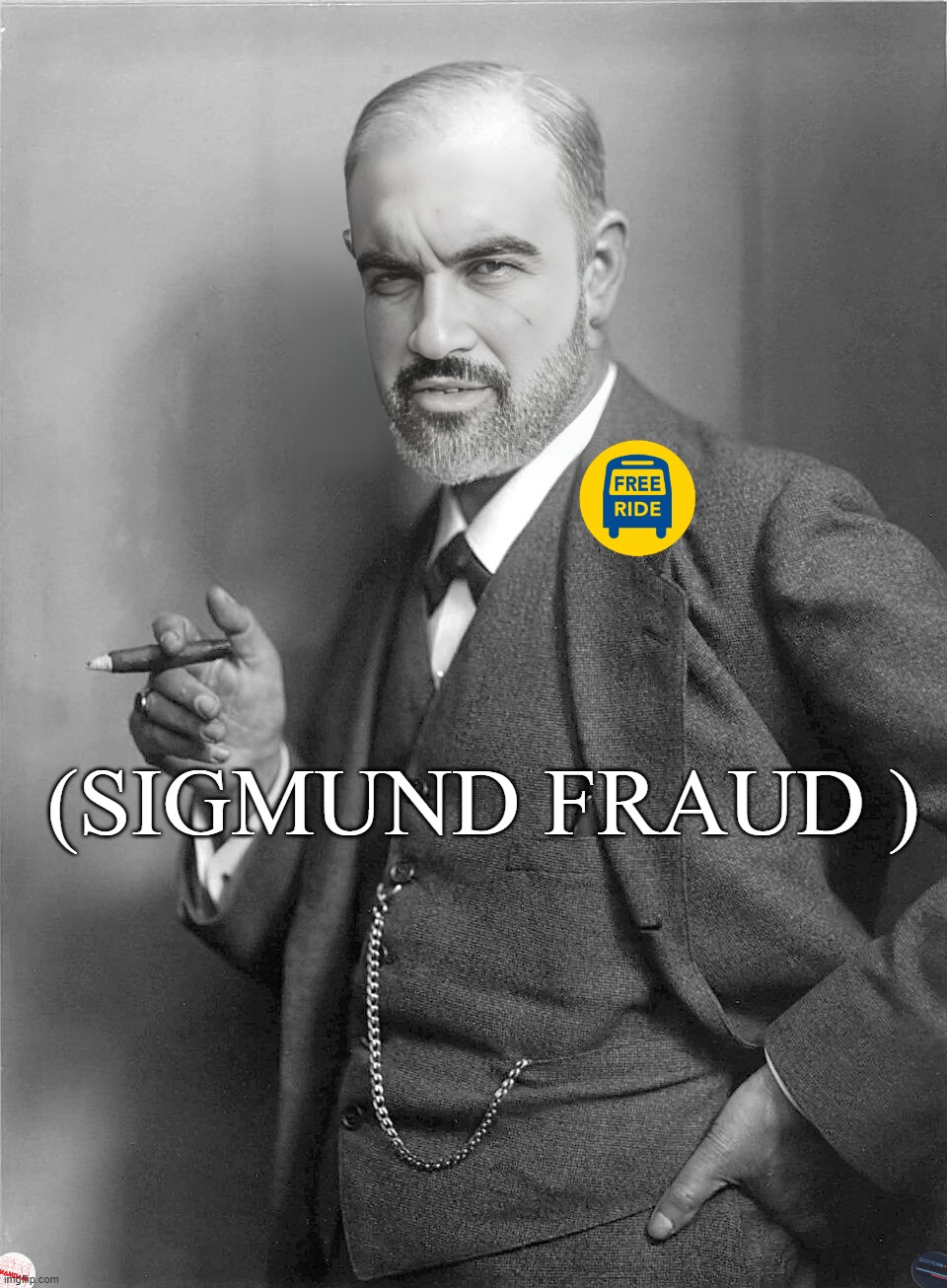 Think things in NYC are expensive now? Wait til everything's free | (Sigmund Fraud ) | image tagged in mamdani freud meme | made w/ Imgflip meme maker