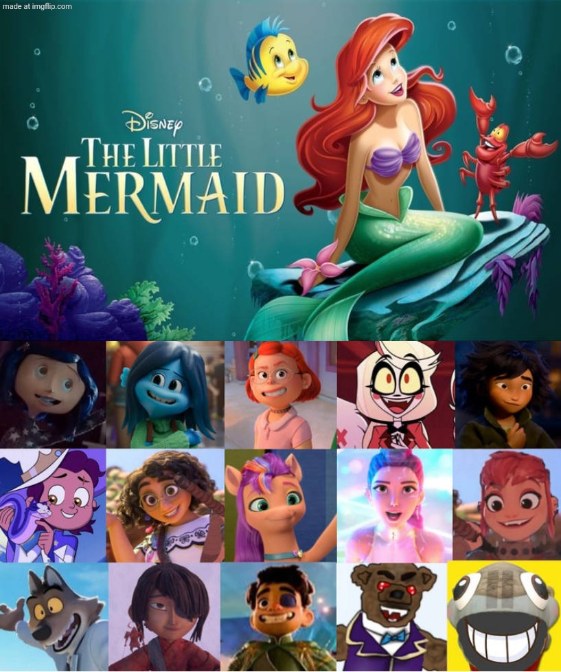 Everyone loves the little mermaid (1989) | image tagged in who loves the little mermaid,disney,deviantart,hoppers,elio,the little mermaid | made w/ Imgflip meme maker