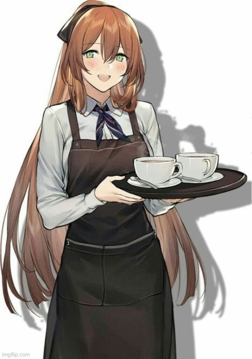 Coffee waitress | image tagged in coffee waitress | made w/ Imgflip meme maker