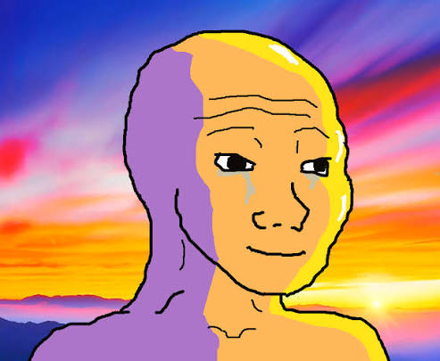 Happy wojak Blank Meme Template