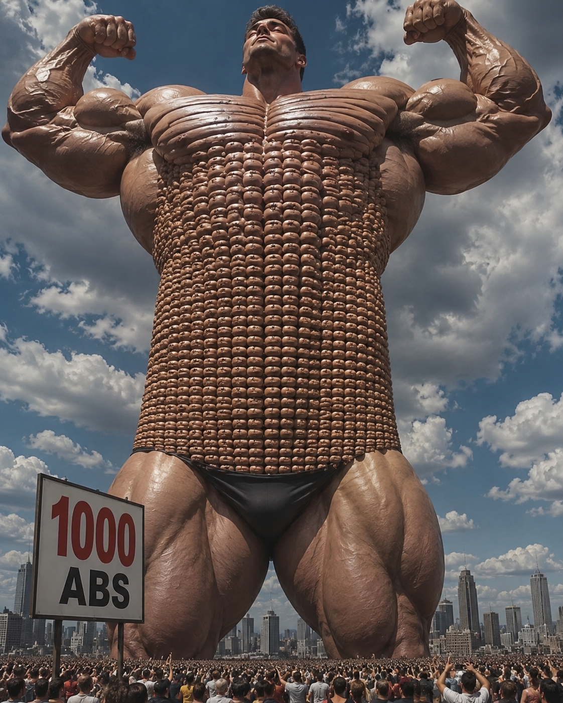 1000 abs Blank Meme Template