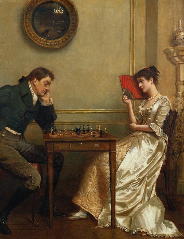 Chess Vintage Blank Meme Template