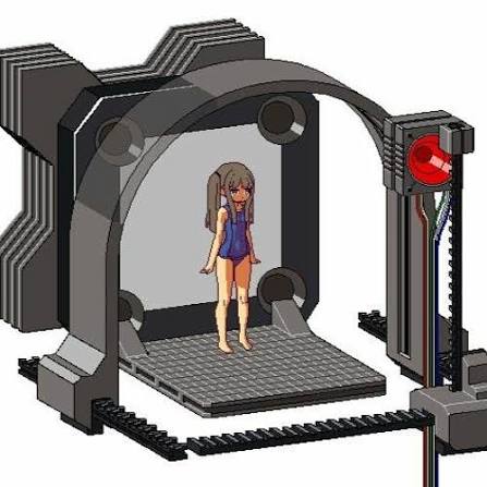 Anime Laser Girl Blank Meme Template