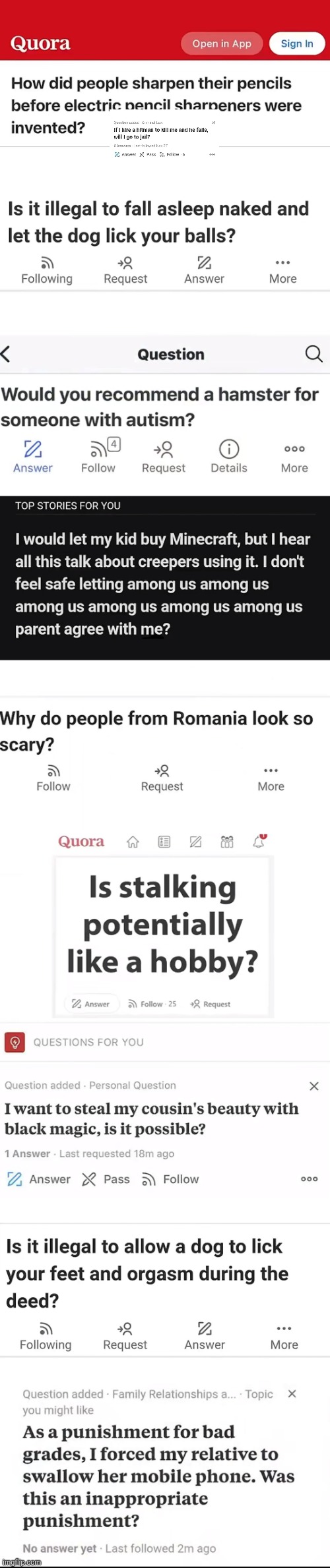 Stupid Questions from the Internet | image tagged in screenshot_20260512_121353_tiktok jpg | made w/ Imgflip meme maker