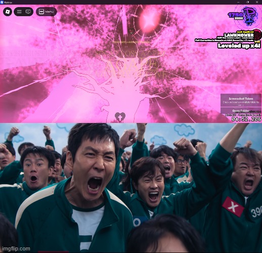 in all honesty...(idk what else to put + only real ones real get it) | image tagged in image_2026-05-12_122742021 png,squid game cheer | made w/ Imgflip meme maker