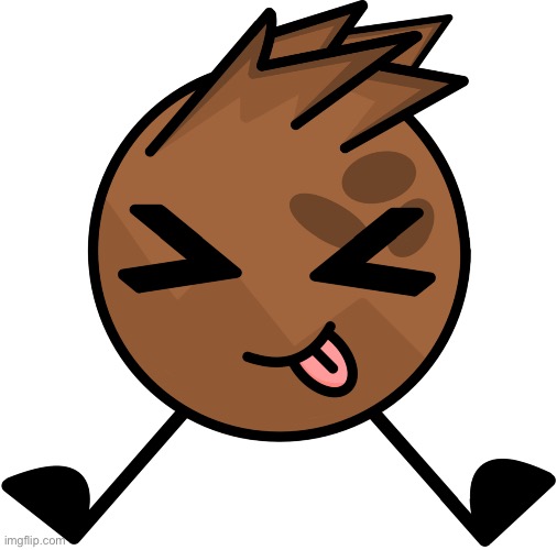 Coconut, my Object Show oc | image tagged in object shows,coconut,drawing | made w/ Imgflip meme maker