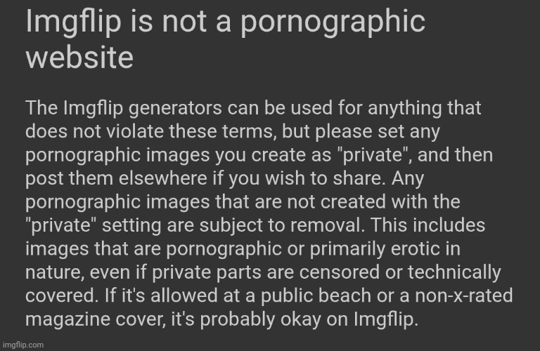 Imgflip is not a pornsite | image tagged in imgflip is not a pornsite | made w/ Imgflip meme maker