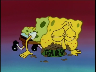 SpongeBob eating from bowl Blank Meme Template