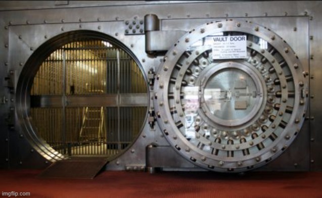 yt shorts mfs adding their big ass watermark on images they didnt even make like i cant reverse image search | image tagged in bank vault | made w/ Imgflip meme maker