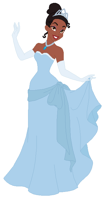 Princess Tiana in her Blue Dress Meme Template