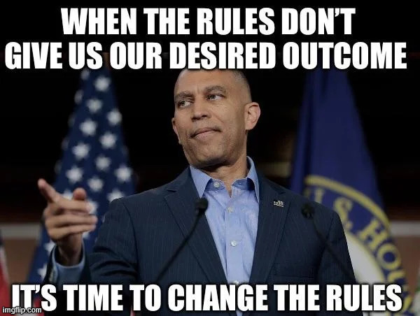 When they don't like the outcome they cheat harder... | image tagged in temu obama,rigging the courts | made w/ Imgflip meme maker