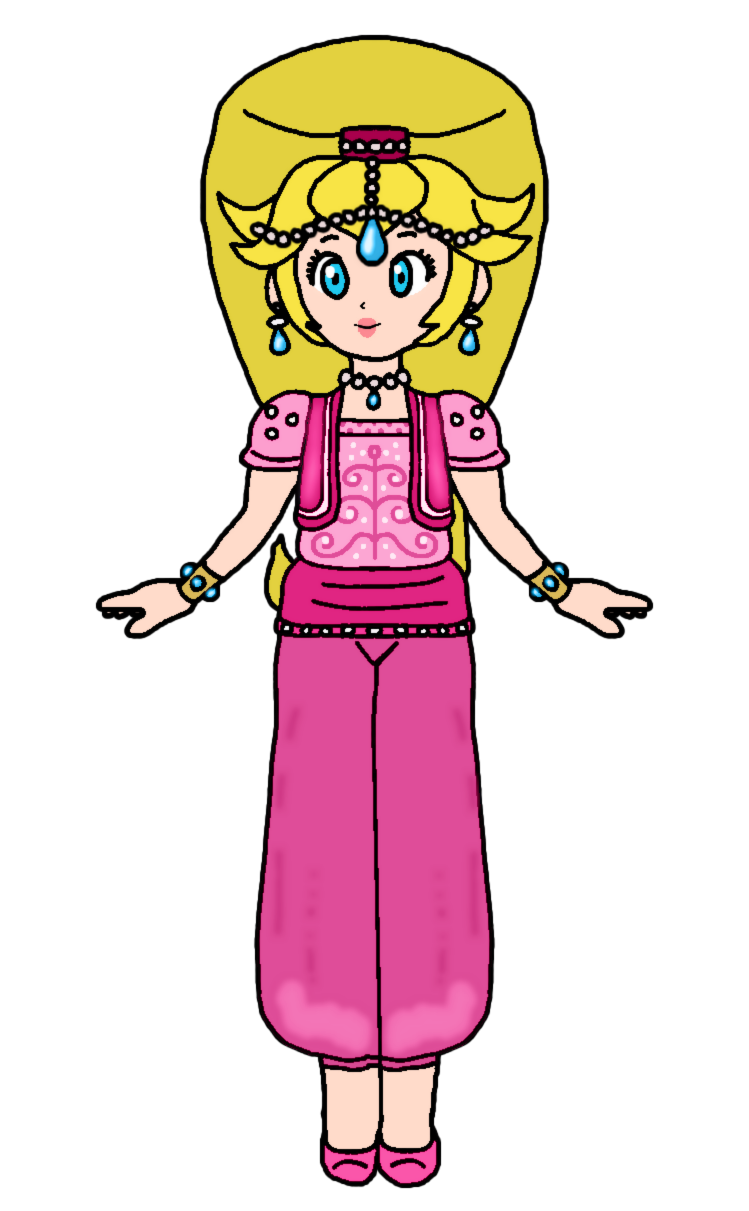 Princess Peach as Shimmer Blank Meme Template