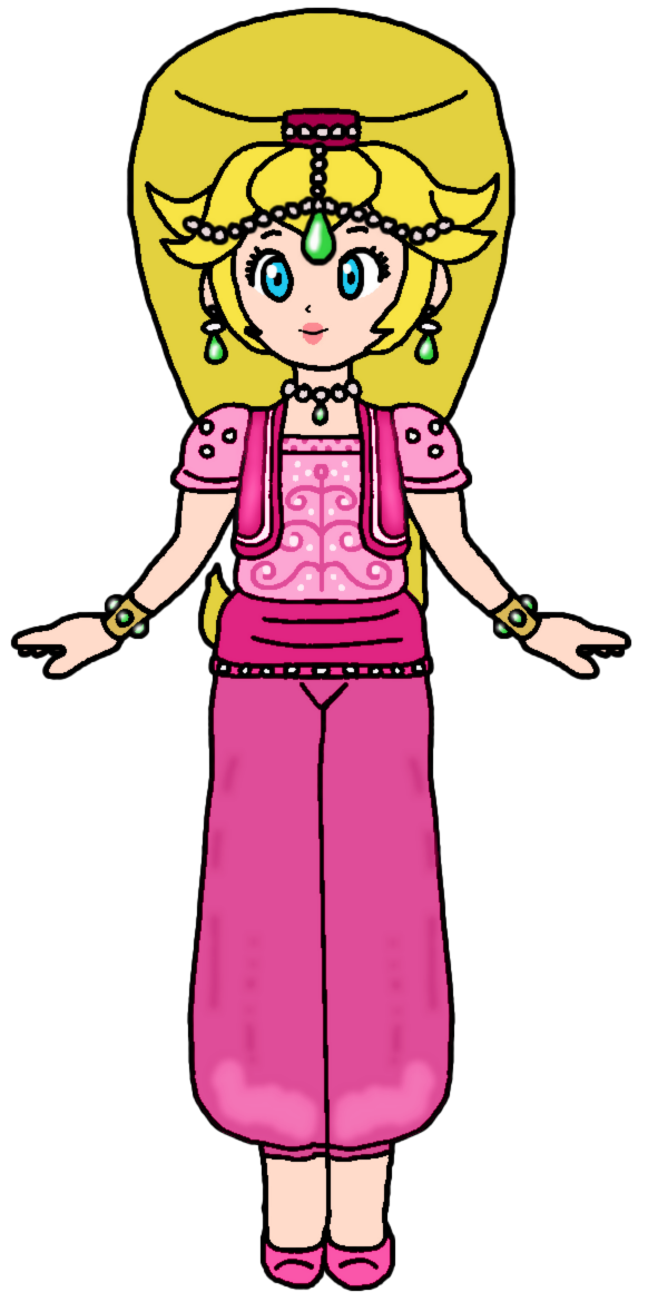 Princess Peach as Shimmer Blank Meme Template