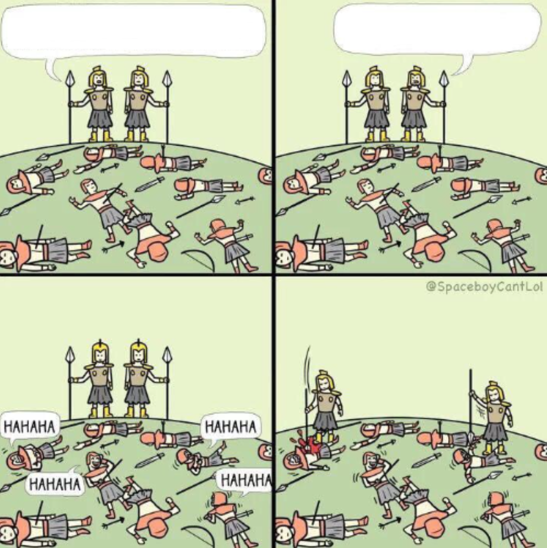 Soldier check Blank Meme Template