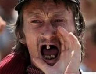 Toothless hillbilly Blank Meme Template