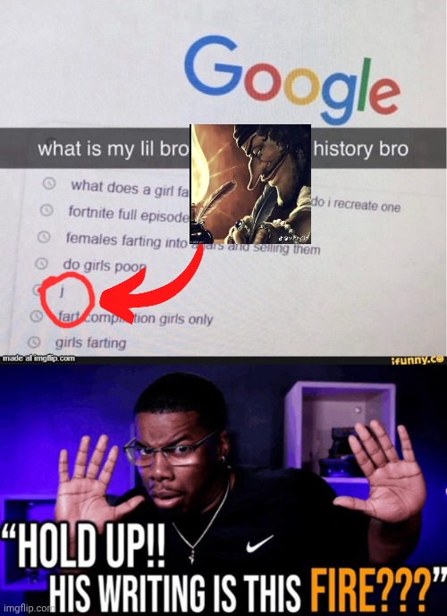 j | image tagged in hold up his writing is this fire | made w/ Imgflip meme maker